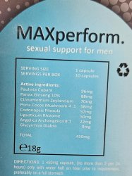 MAXperform - 10 capsules